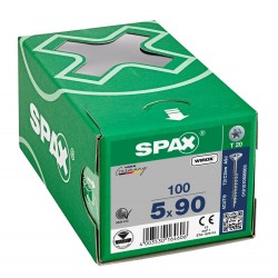 Spax T-Star Spaanplaatschroef Pk 5x90 DD - TX20 - Elvz - 100 Stuks