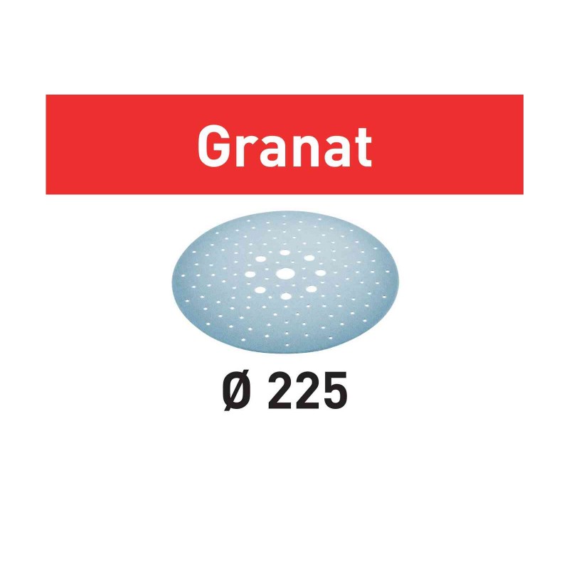 Festool Schuurschijf Granat 128 225mm K80 - 25 Stuks