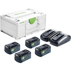 Festool Energie-Set SYS 18V 4X5.2 AH/TCL6 Duo