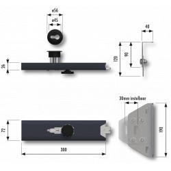 SECUMAX GARAGEDEURBEVEILIGING BI+BUI 2*