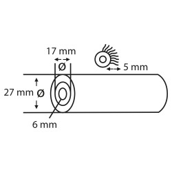 Copenhagen Pro Aflakroller 10cm - Pro Vilt 5mm