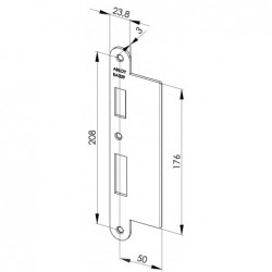 Abloy Sluitplaat EA329 voor...