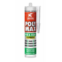 Griffon Polymax Lijmkit Fix+Seal Express - 300gr - Transparant