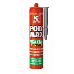 Griffon Polymax Lijmkit Fix+Seal Express - 425gr - Grijs