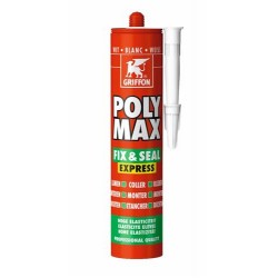 Griffon Polymax Lijmkit Fix+Seal Express - 425gr - Wit
