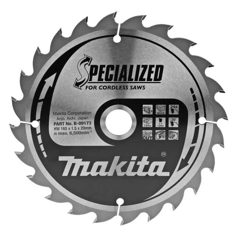 Precies Gentleman vriendelijk melk wit Makita hm zaagblad 165x1,5x20 24t hout kopen? | MijnIJzerwaren