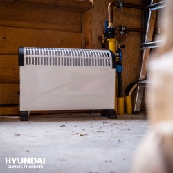 Hyundai Convectorkachel - 750/1250/2000W - Regelbare Thermostaat - Wit