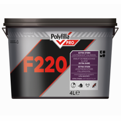 Polyfilla Pro Vulmiddel Lichtgewicht - Extra sterk - F220 - 4L