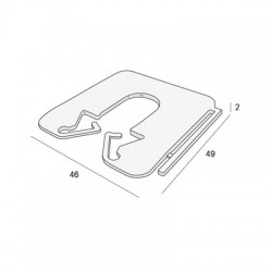 Milli-Max Uitvulplaatje 2mm - 200 Stuks