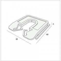 Milli-Max Uitvulplaatje 4mm - 100 Stuks