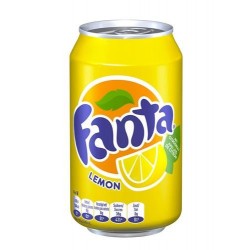 Fanta Lemon Zero Blik - 33cl - 24/Tray