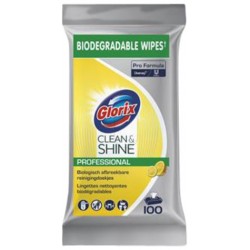 Glorix Hygiënedoekjes Clean & Shine - Pak 100 Stuks