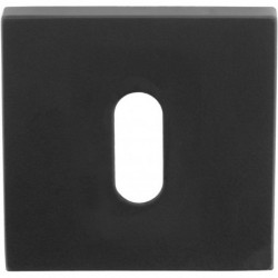 Sleutelplaatje - mat zwart -  - SQUARE LSQBN50