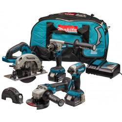 Makita Accumachine Set DLX4156TX1 - 18V - 2x5A