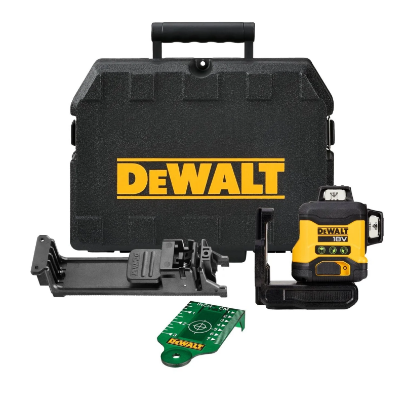 DeWALT Kruislijnlaser  DCLE34031N-XJ - 18V - 3x360° - Groen