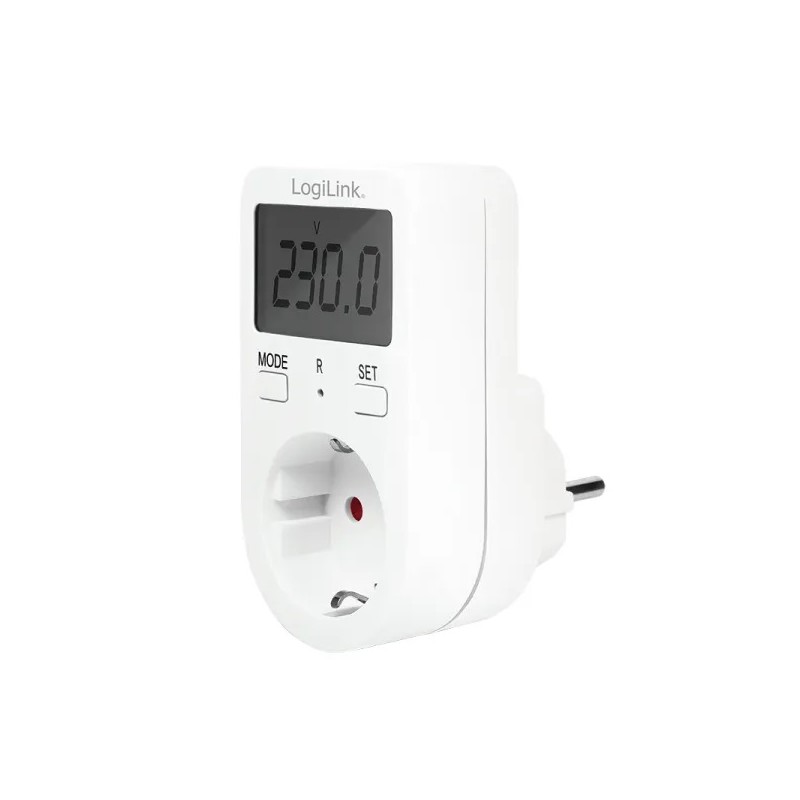 LogiLink KWH-meter Digitaal met kinderbeveiliging - 230V - 16A