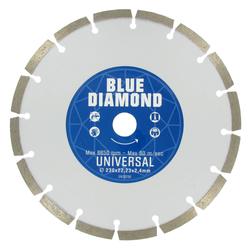 Blue Diamond Diamantzaag Ø115x22.23mm - Type Universeel