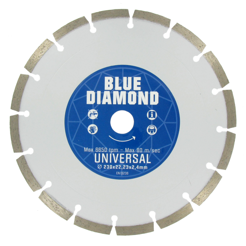 Blue Diamond Diamantzaag Ø150x22.23mm - Type Universeel