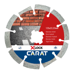 Carat Diamantzaag X-Lock Baksteen Ø125x22.23mm