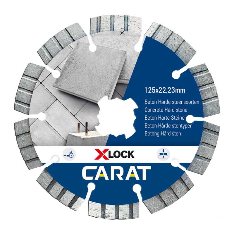 Carat Diamantzaag X-Lock Beton Ø125x22.23mm