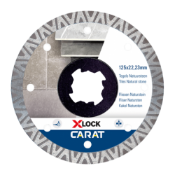 Carat Diamantzaag X-Lock Tegels Ø125x22.23mm