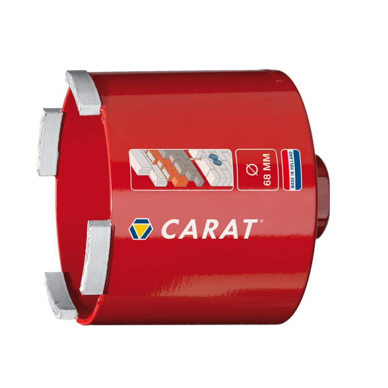 Carat Dustec Dozenboor Droog Gebruik Ø68x60xm16 Eco