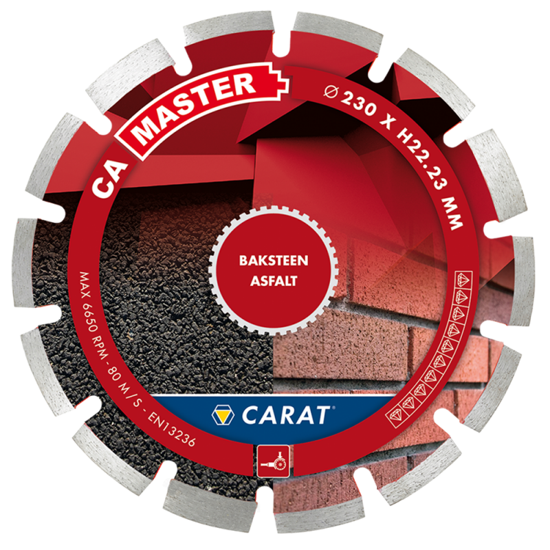 Carat Diamantzaag Baksteen Ø115x22.23mm - CA Master