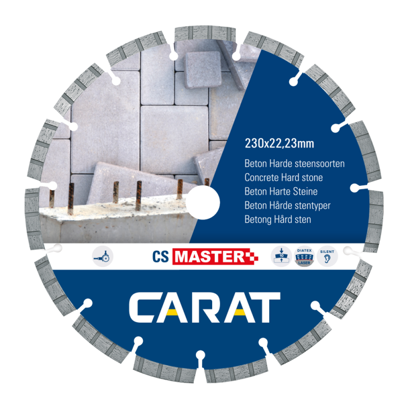 Carat Diamantzaag Beton Ø125x22.23mm - CS Master