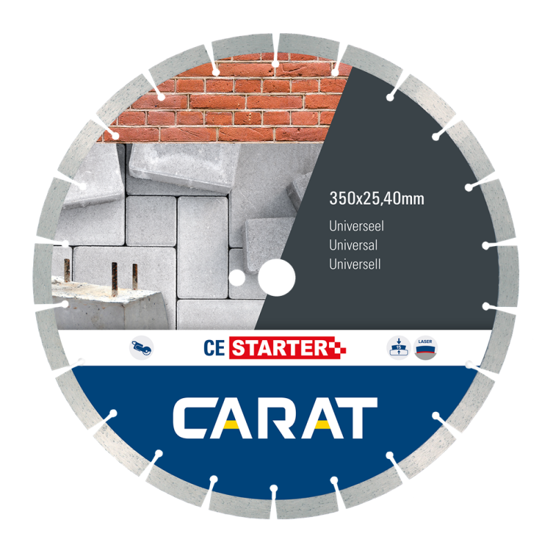 Carat Diamantzaag Universeel Ø350x20.00mm - CE Starter