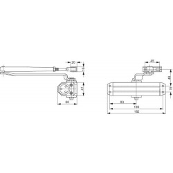 ASSA ABLOY Deurdranger DC 110 - EN 3 - Inclusief Schaararm