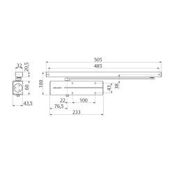 ASSA ABLOY Deurdranger DC135 EN 3 - Inclusief Glijarm kopen? |