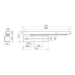 ASSA ABLOY Deurdranger DC 500 - EN 1-4 - Zonder Arm