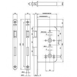 LIPS WC-Slot 2486/17U20-60 afmetingen