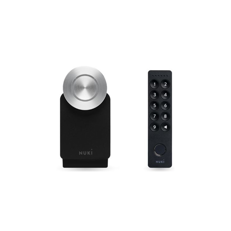 Nuki Smart Lock 3.0 - Pro Black + Nuki Keypad 2.0 met vingerprint