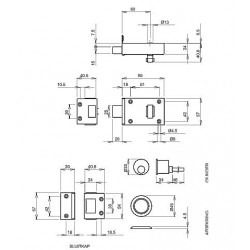 LIPS Oplegslot 1758-60mm D1 afmetingen