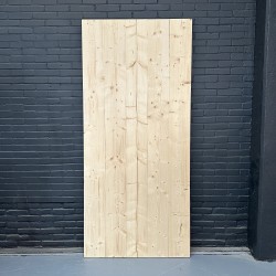 Houten deur achterzijde