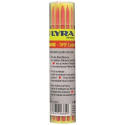 Lyra Dry Stift Rood - 12 stuks