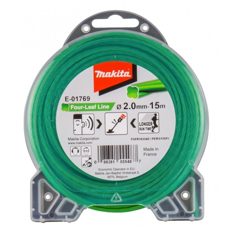 Makita Maaidraad 2x15M Groen