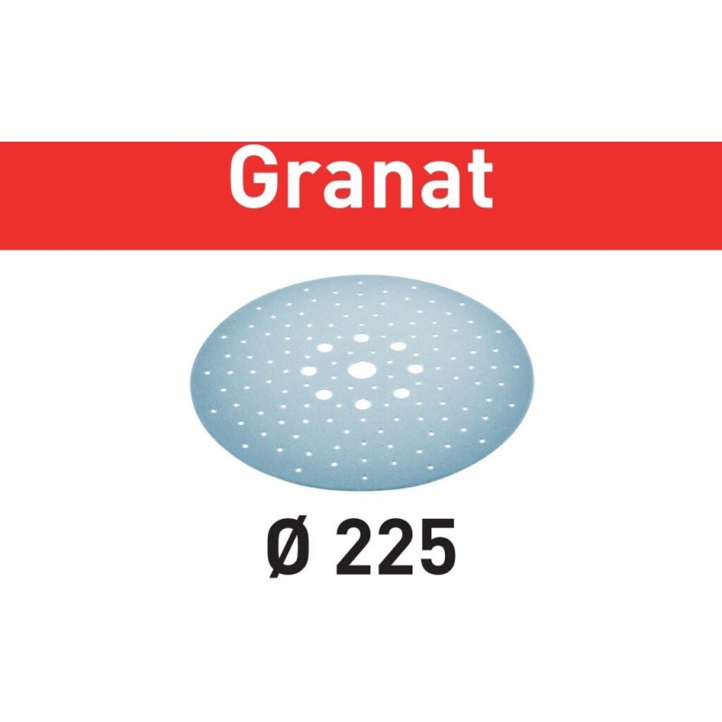 Festool Schuurschijf Granat 128 - 225mm - K120 - 25 stuks