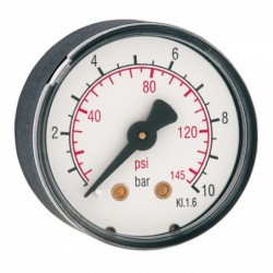 Manometer 40mm 0-10 Bar - 45139 - Bsp - Achter