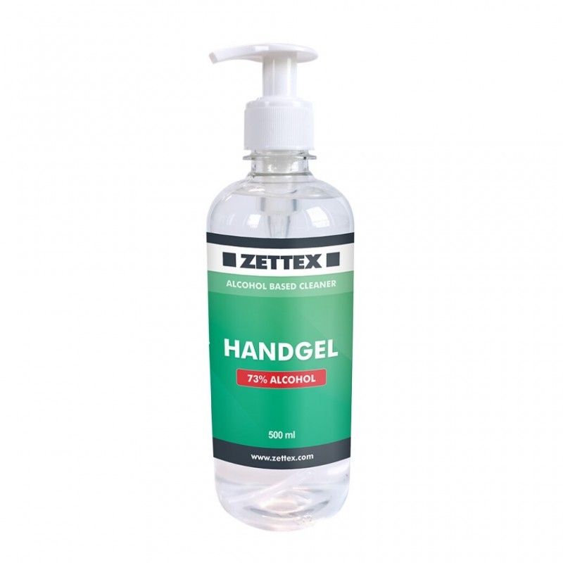 Zettex Handgel Alcohol73 500ml - met Pompje