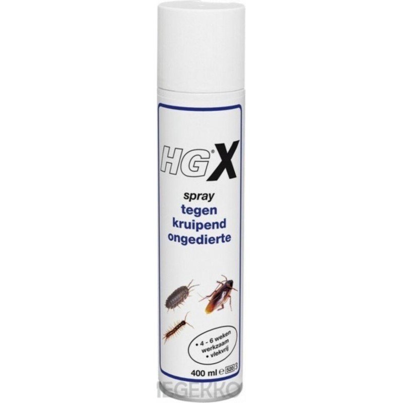 Hgx Spray Tegen Kruipend - Ongedierte 400ml