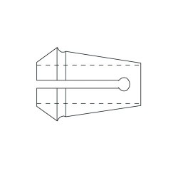 Spantang 521 8mm V ELU MOF 177