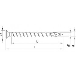 Heco Topix+ Spaanplaatschroef Kl Kop Pk3x16 - Pozidrive1 - Verzinkt - 200 stuks