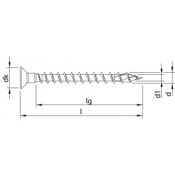 5x25 Pozidrive2 - Verzinkt - 200 stuks