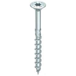 Heco Topix+ Spaanplaatschroef Platkop 5x70 deeldraad Torx20 - Verzinkt - 200 stuks