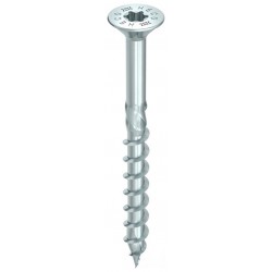 Heco Topix+ Spaanplaatschroef Platkop 5x90 deeldraad Torx20 - Verzinkt - 200 stuks