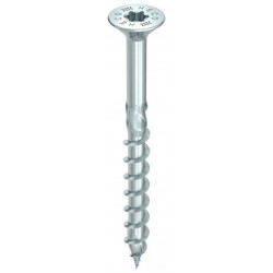 Heco Topix+ Spaanplaatschroef Platkop 5x100 deeldraad Torx20 - Verzinkt - 100 stuks