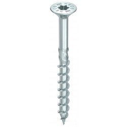 Heco Topix+ Spaanplaatschroef Platkop 6x140 deeldraad Torx30 - Verzinkt - 100 stuks