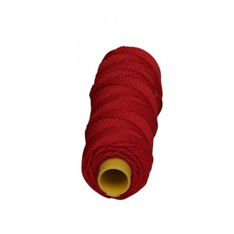 Metselkoord 406014 Nylon Rood Rol 50M